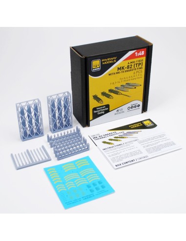 MK-82 with thermal protection and MK-15 Snakeye fin (6 pcs) 