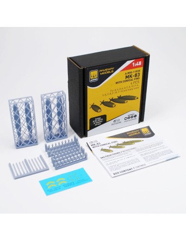 MK-83 with conical fin (4 pcs) 