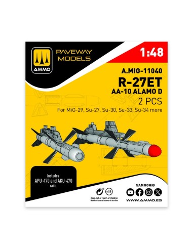 R-27ET - AA-10 Alamo D (2 pcs) 