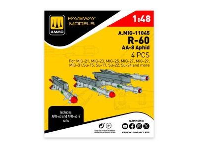 R-60 - AA-8 Aphid (4 pcs) 