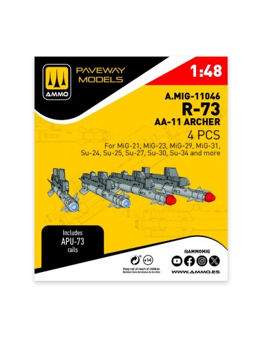 R-73 - AA-11 Archer (4 pcs) 