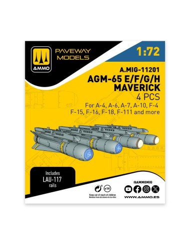 AGM-65E/F/G/H Maverick (4 pcs) 