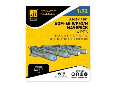 AGM-65E/F/G/H Maverick (4 pcs) 