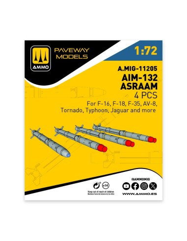 AIM-132 ASRAAM (4 pcs) 