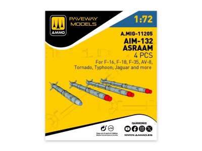AIM-132 ASRAAM (4 pcs) 