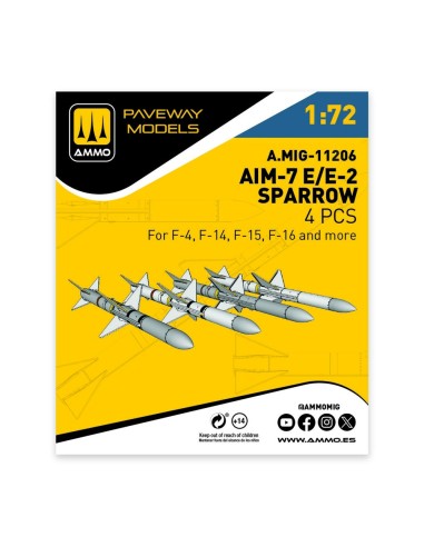 AIM-7E/E2 Sparrow (4 pcs) 
