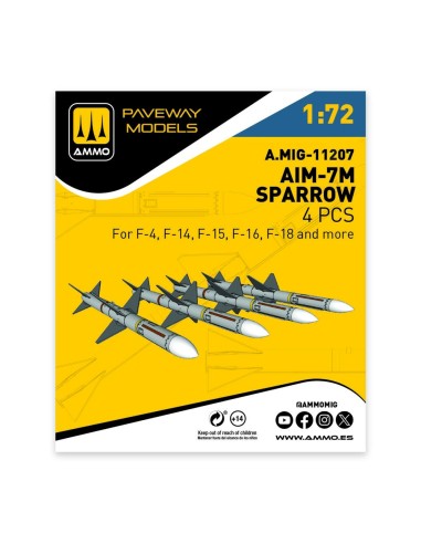 AIM-7M Sparrow (4 pcs) 