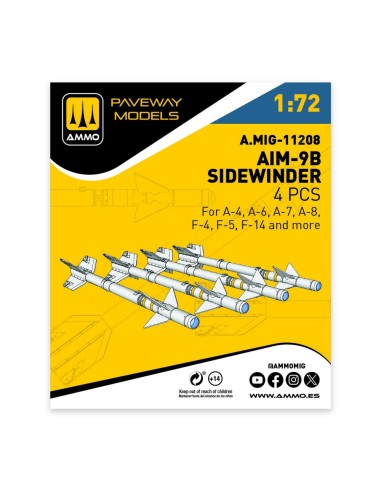 AIM-9B Sidewinder (4 pcs) 