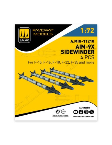 AIM-9X Sidewinder (4 pcs) 