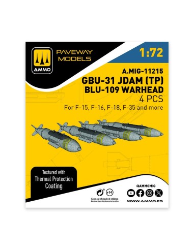 GBU-31 JDAM (with Thermal Protection), BLU-109 Warhead 