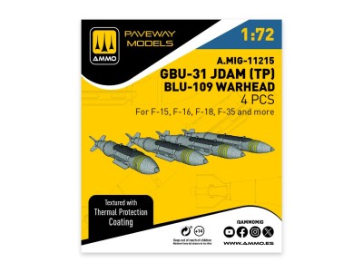 GBU-31 JDAM (with Thermal Protection), BLU-109 Warhead 