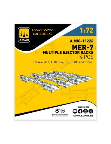 MER-7, Multiple Ejector Rack (4 pcs) 