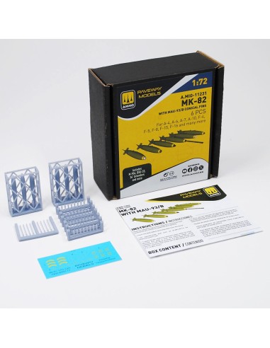 MK-82 with MAU-93/B conical fin (6 pcs) 