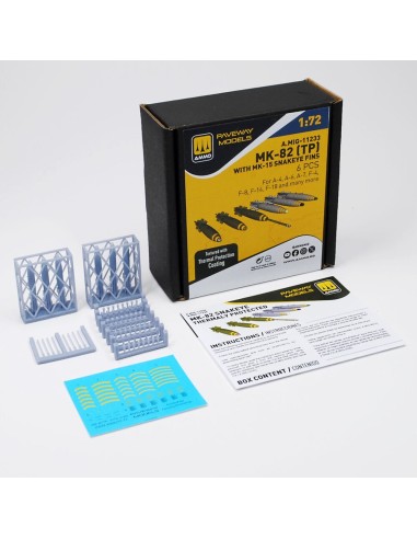 MK-82 with thermal protection and MK-15 Snakeye fin (6 pcs) 