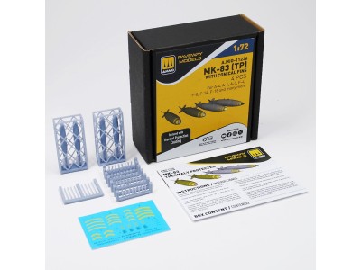 MK-83 with thermal protection and conical fin (4 pcs) 