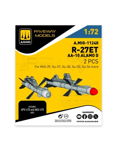 R-27ET - AA-10 Alamo D (2 pcs) 