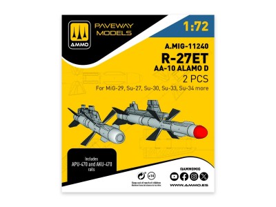 R-27ET - AA-10 Alamo D (2 pcs) 