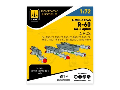R-60 - AA-8 Aphid (4 pcs) 