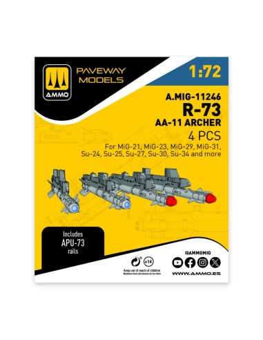 R-73 - AA-11 Archer (4 pcs) 