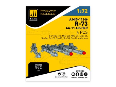 R-73 - AA-11 Archer (4 pcs) 