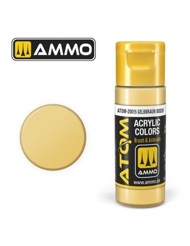 ATOM COLOR Gelbbraun 8020 