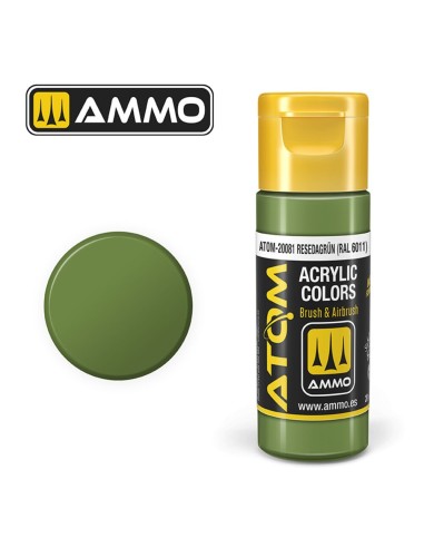 ATOM COLOR Resedagrün RAL 6011 