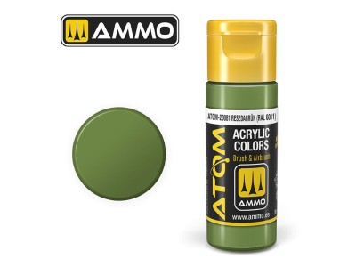 ATOM COLOR Resedagrün RAL 6011 