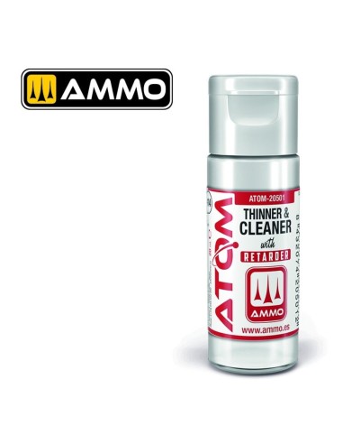 ATOM Thinner and Cleaner with Retarder 20mL 