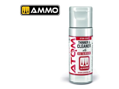 ATOM Thinner and Cleaner with Retarder 20mL 