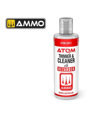 ATOM Thinner and Cleaner with Retarder 60 mL 