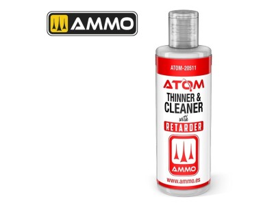 ATOM Thinner and Cleaner with Retarder 60 mL 