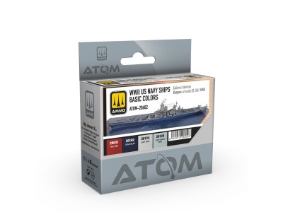 ATOM WWII US Navy Ships Basic Colors Set 