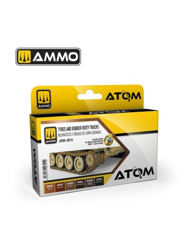 ATOM Tyres and Rubber Rusty Tracks Set 