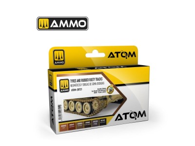 ATOM Tyres and Rubber Rusty Tracks Set 
