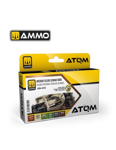 ATOM Interior Colors German Tanks Set 