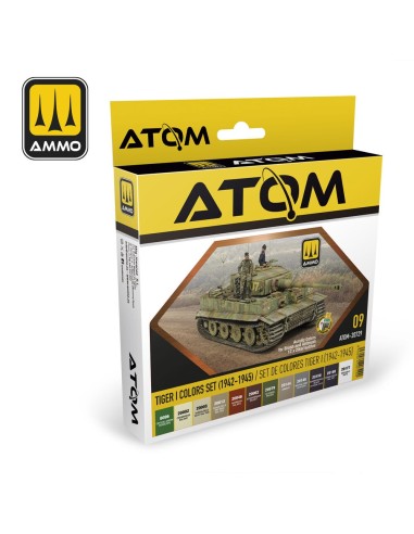 ATOM TIGER I COLORS (1942-1945) Set 