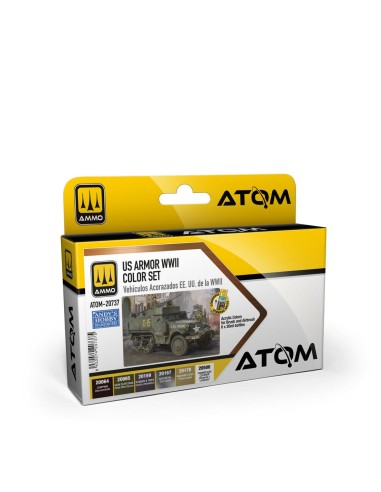 ATOM US Armor WWII Colour Set 
