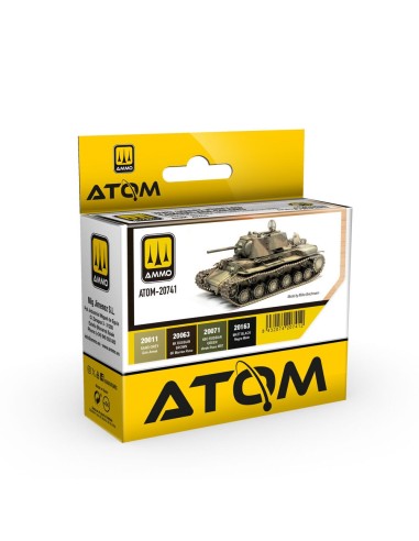 ATOM WWII Soviet Vehicles Camouflage Colors Set 
