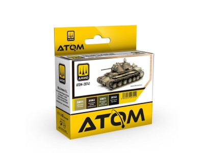 ATOM WWII Soviet Vehicles Camouflage Colors Set 