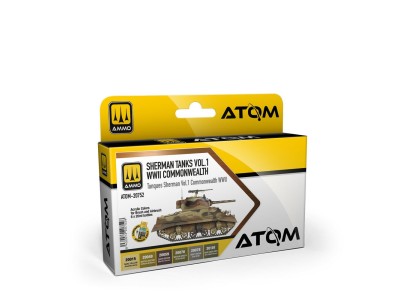 ATOM Sherman Tanks Vol 1 WWII Commonwealth Set 