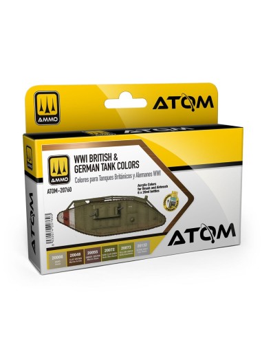 ATOM WWI British & German Colors Set 