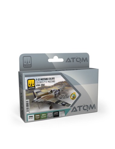 ATOM P-51 MUSTANG colors Set 