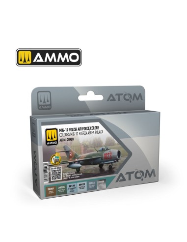 ATOM MIG-17 Polish Air Force Colors Set 