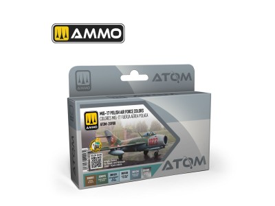 ATOM MIG-17 Polish Air Force Colors Set 
