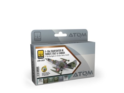 ATOM F-104 Starfighter in Turkey, Italy & Canada Set 
