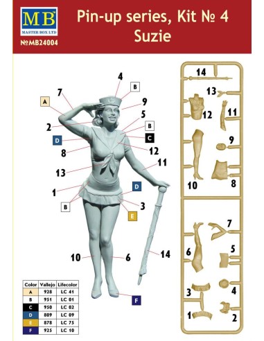 Pin-up series,Kit No.4 Suzie 