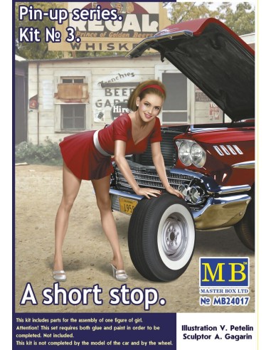 Pin-up series.A short stop.Kit No.3 
