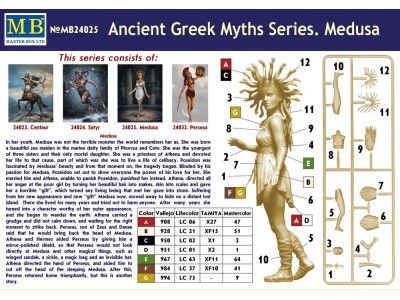 Medusa, Ancient Greek Myths Series 