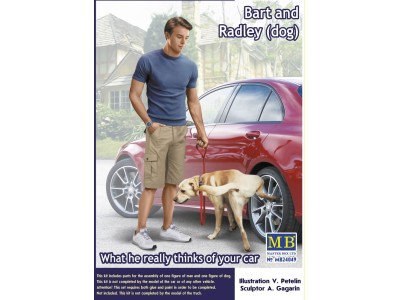 Bart and Radley (dog) What he really thinks of your car 