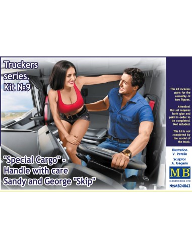 Truckers series"Special Cargo"Handle wit care!Sandy and George 